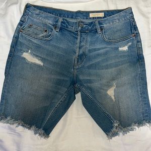 All Saints Mens Jean shorts